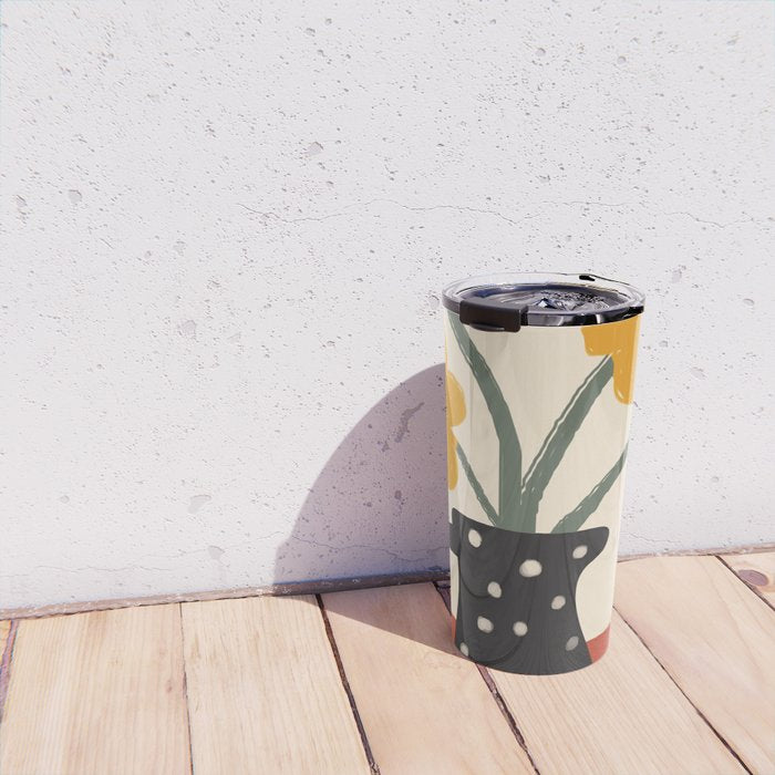 Modern Botanicals No 7 Travel Mug Gallery Image 4