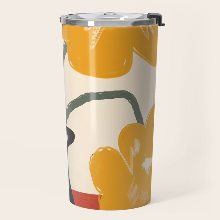 Modern Botanicals No 7 Travel Mug Gallery Image 2