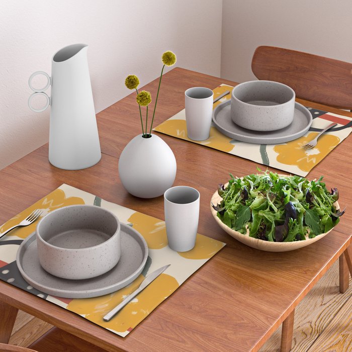 Modern Botanicals No 7 Placemat Gallery Image 2