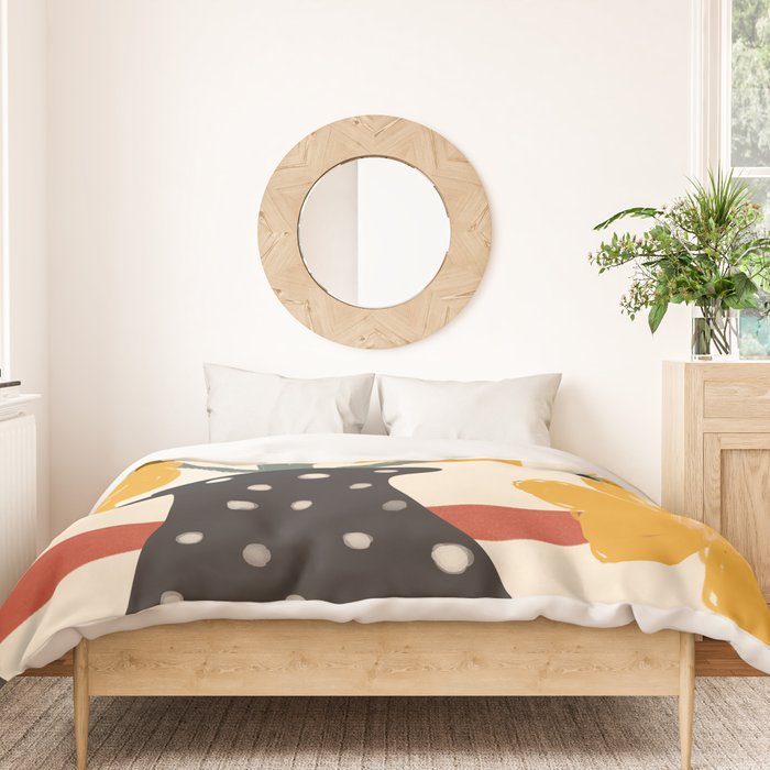 Modern Botanicals No 7 Duvet Cover Gallery Image 3