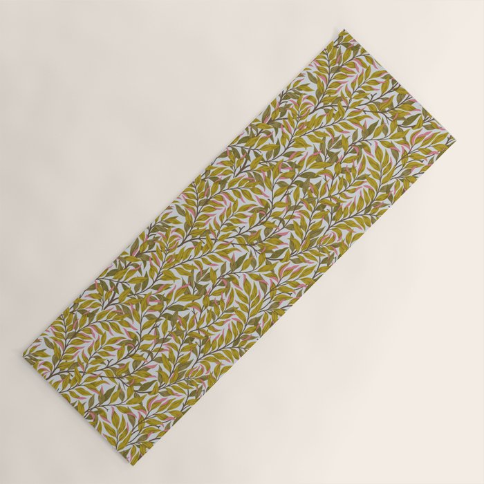 Autumn Botnica Foliage in Green Yoga Mat Gallery Image 1