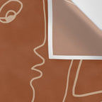 Gentle Abstract Line 2 Wall Tapestry Gallery Image 3