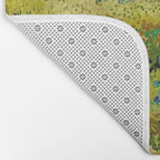 The Garden at Arles, France by Vincent Van Gogh Bath Mat Gallery Image 2
