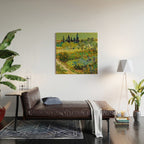 The Garden at Arles, France by Vincent Van Gogh Wood Wall Art Gallery Image 2