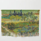 The Garden at Arles, France by Vincent Van Gogh Wall Hanging Gallery Image 1
