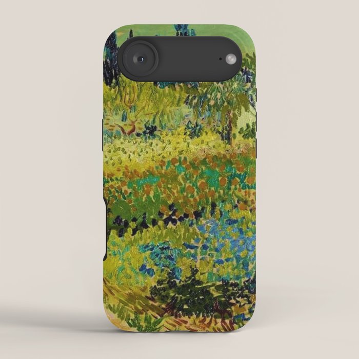 The Garden at Arles, France by Vincent Van Gogh iPhone Case Gallery Image 2