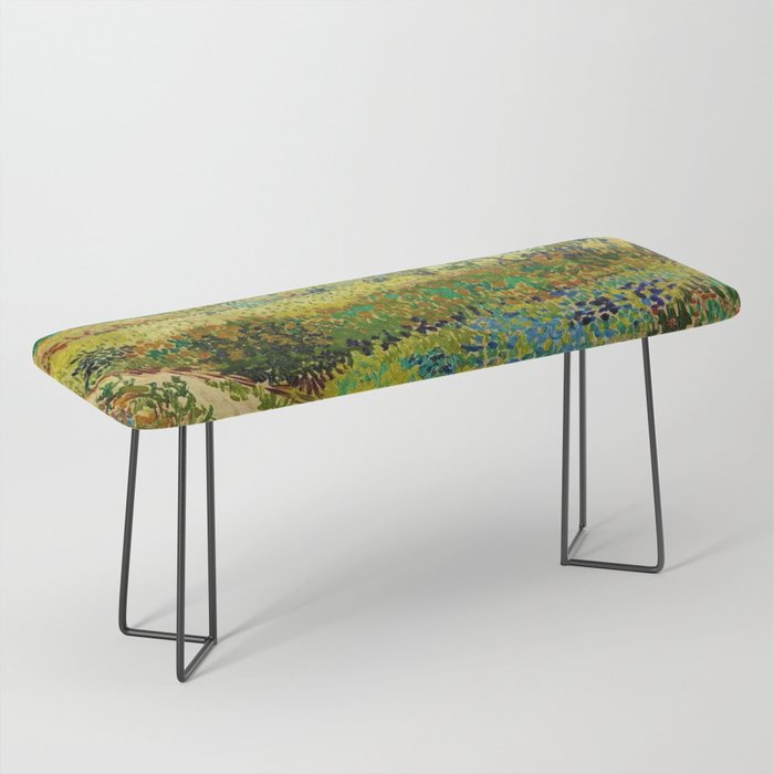 The Garden at Arles, France by Vincent Van Gogh Bench Gallery Image 1