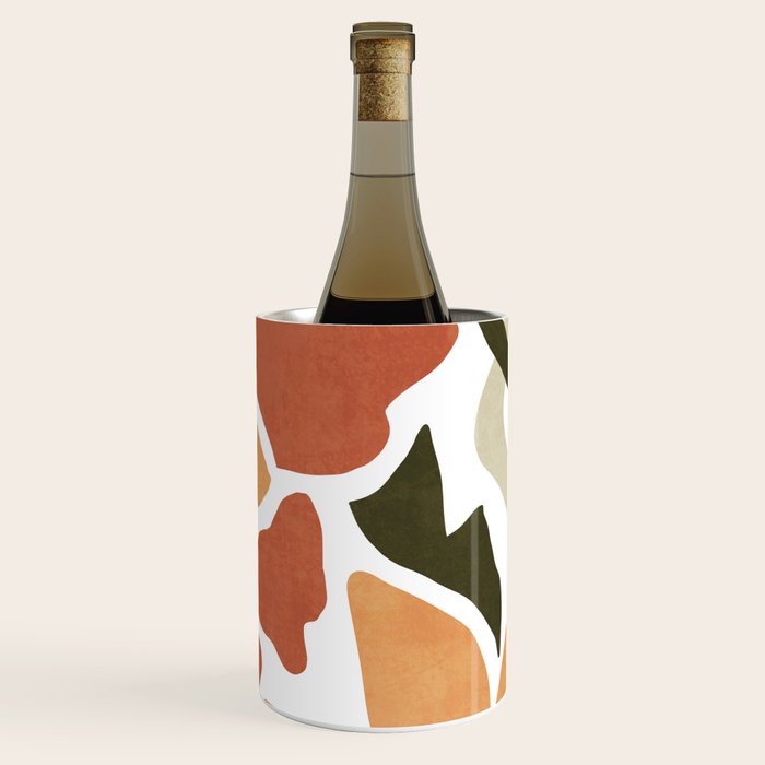 Colorful abstract florals Wine Chiller Gallery Image 3