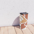 Colorful abstract florals Travel Mug Gallery Image 4