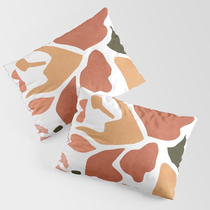 Colorful abstract florals Pillow Sham Gallery Image 3