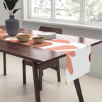 Colorful abstract florals Table Runner Gallery Image 2