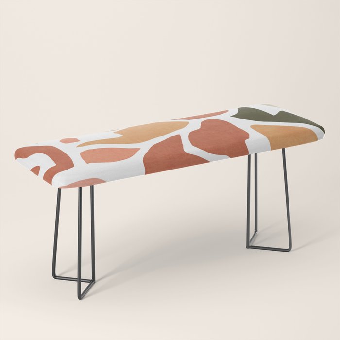 Colorful abstract florals Bench Gallery Image 1