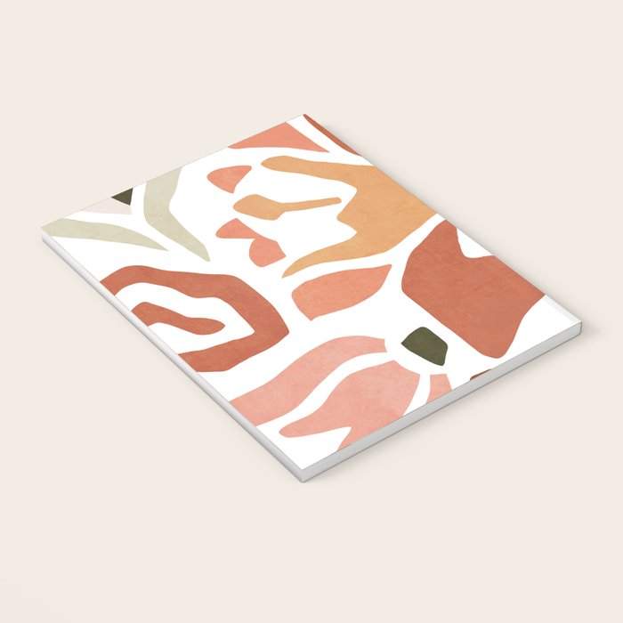 Colorful abstract florals Notebook Gallery Image 3