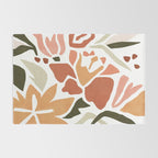 Colorful abstract florals Rug Gallery Image 2