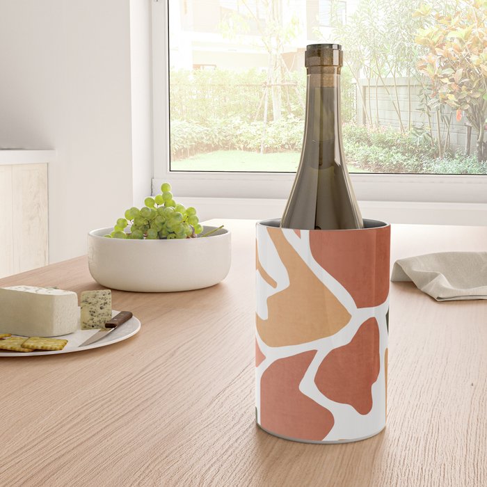 Colorful abstract florals Wine Chiller Gallery Image 4