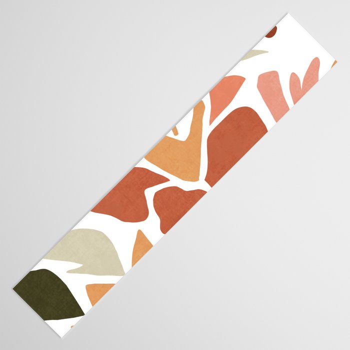 Colorful abstract florals Table Runner Gallery Image 3