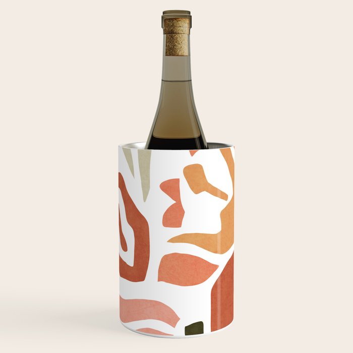 Colorful abstract florals Wine Chiller Gallery Image 2