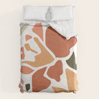 Colorful abstract florals Duvet Cover Gallery Image 6