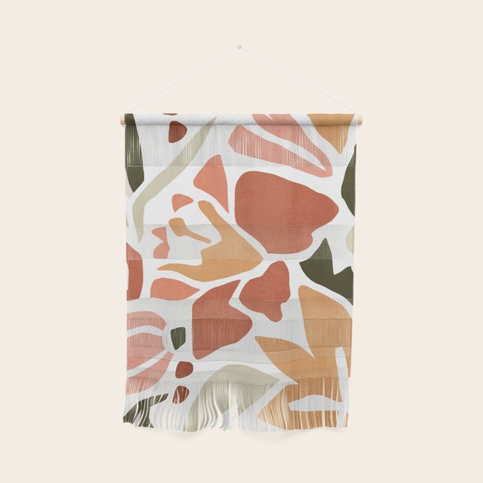Colorful abstract florals Wall Hanging Gallery Image 1