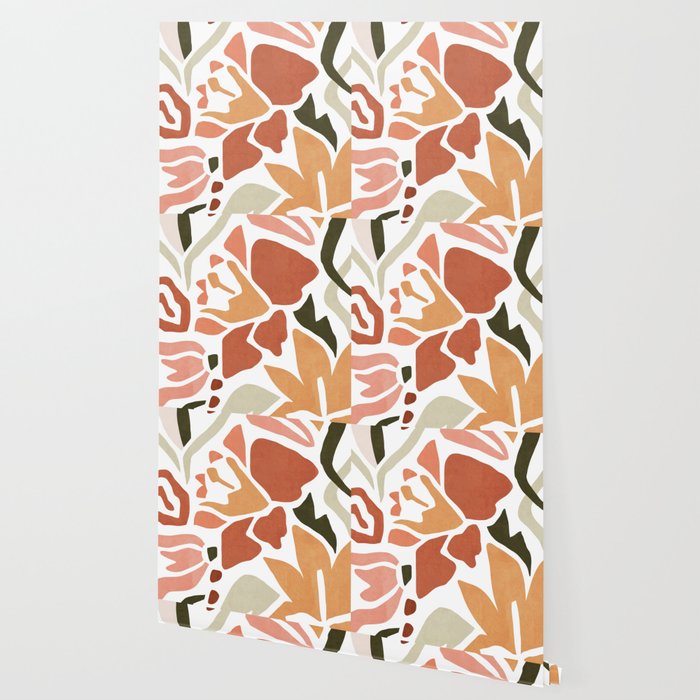 Colorful abstract florals Wallpaper Gallery Image 2