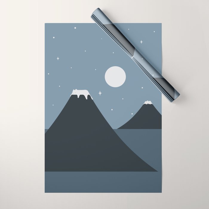 Cat Landscape 44 Wrapping Paper Gallery Image 1