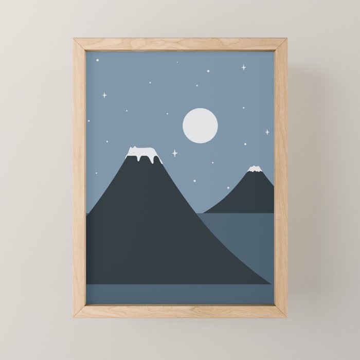 Cat Landscape 44 Mini Art Print Gallery Image 1