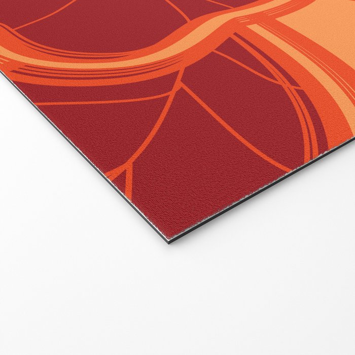 Kailua Hibiscus Hawaiian Sketchy Floral Design Welcome Mat Gallery Image 2