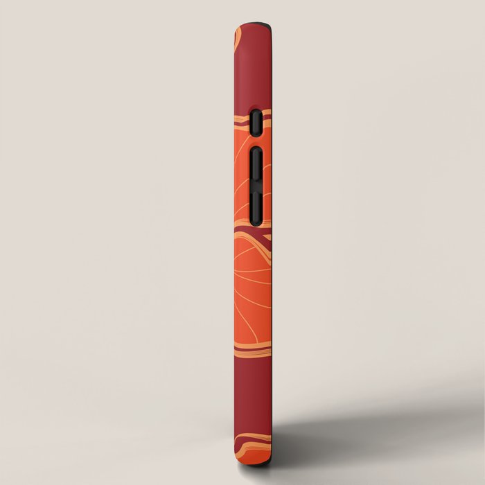 Kailua Hibiscus Hawaiian Sketchy Floral Design iPhone Case Gallery Image 2