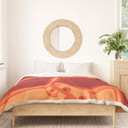 Kailua Hibiscus Hawaiian Sketchy Floral Design Duvet Cover Gallery Image 3