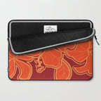 Kailua Hibiscus Hawaiian Sketchy Floral Design Laptop Sleeve Gallery Image 2
