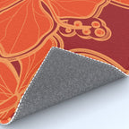 Kailua Hibiscus Hawaiian Sketchy Floral Design Rug Gallery Image 4
