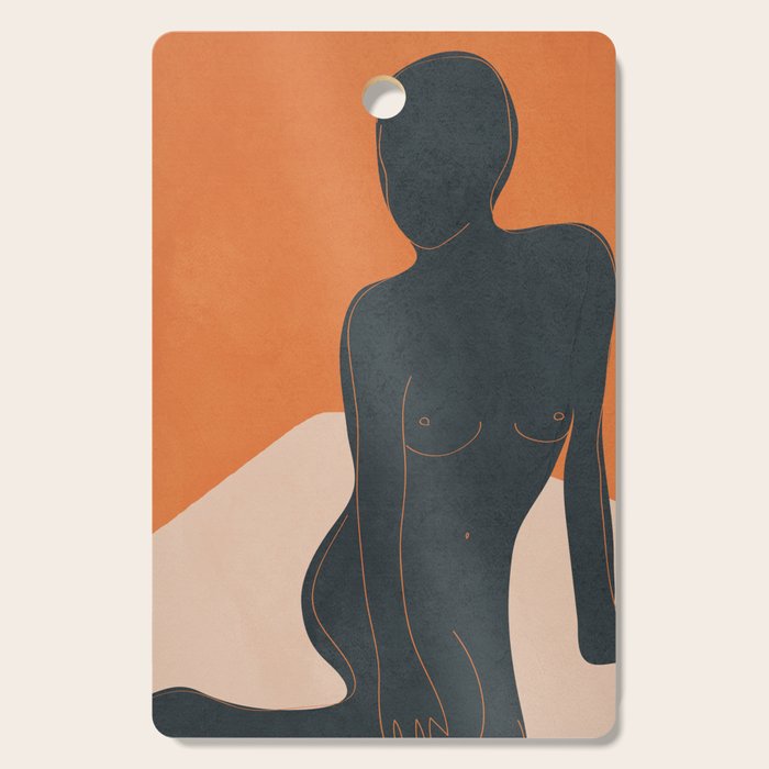 Abstract Nude Iii Cutting Board