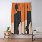 Abstract Nude III Window Curtain Gallery Image 5