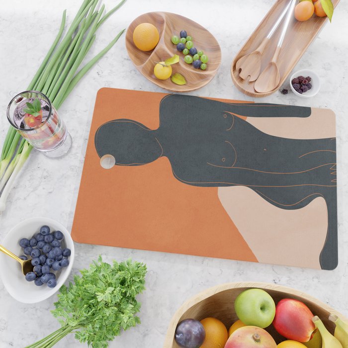 Abstract Nude III Cutting Board Gallery Image 2