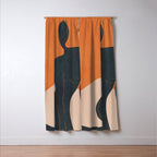 Abstract Nude III Window Curtain Gallery Image 3