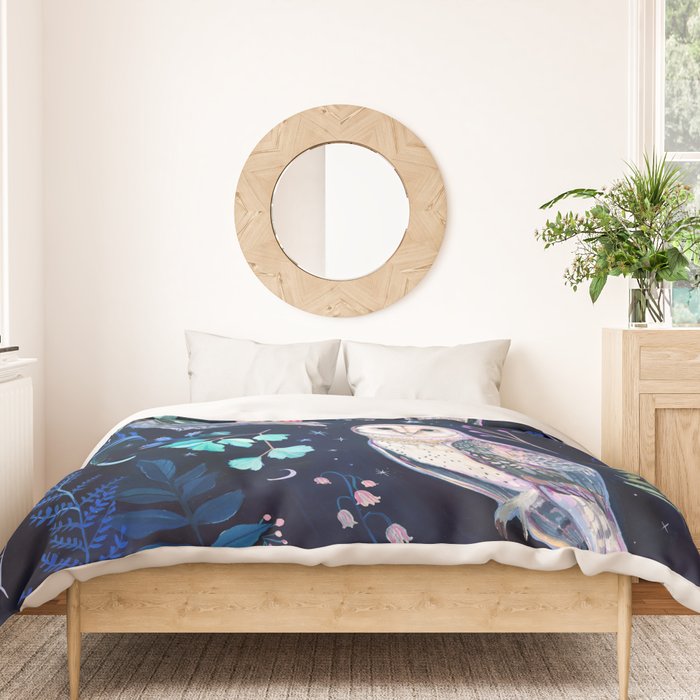 Night Owls Duvet Cover Gallery Image 3