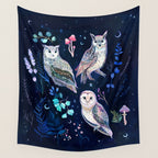 Night Owls Wall Tapestry Gallery Image 4