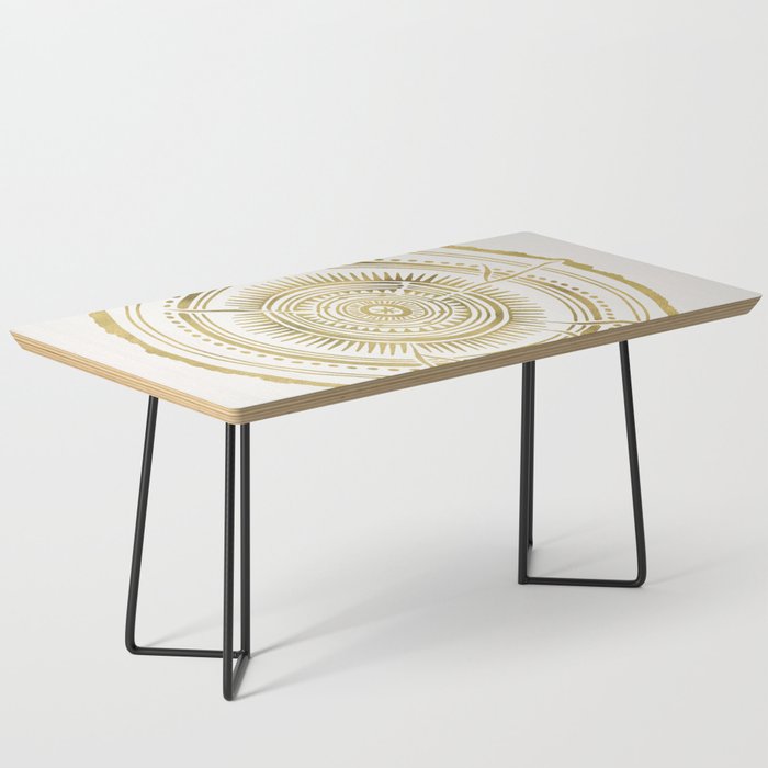 Quaking Aspen - Gold Tree Rings Coffee Table Gallery Image 1