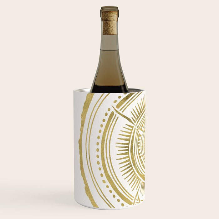 Quaking Aspen - Gold Tree Rings Wine Chiller Gallery Image 2