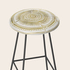 Quaking Aspen - Gold Tree Rings Stool Gallery Image 2