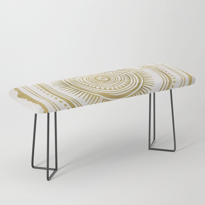 Quaking Aspen - Gold Tree Rings Bench Gallery Image 1