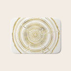 Quaking Aspen - Gold Tree Rings Bath Mat Gallery Image 1