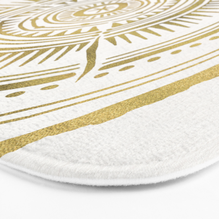 Quaking Aspen - Gold Tree Rings Bath Mat Gallery Image 3