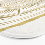 Quaking Aspen - Gold Tree Rings Bath Mat Gallery Image 3