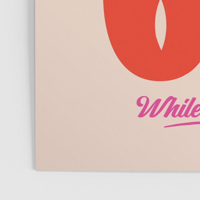 Hugs and Kisses - Pink and Orange Poster Gallery Image 3