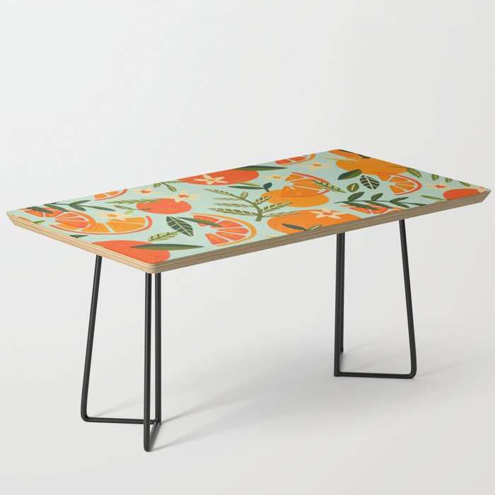 Orange Blooms - Mint Palette Coffee Table Gallery Image 1