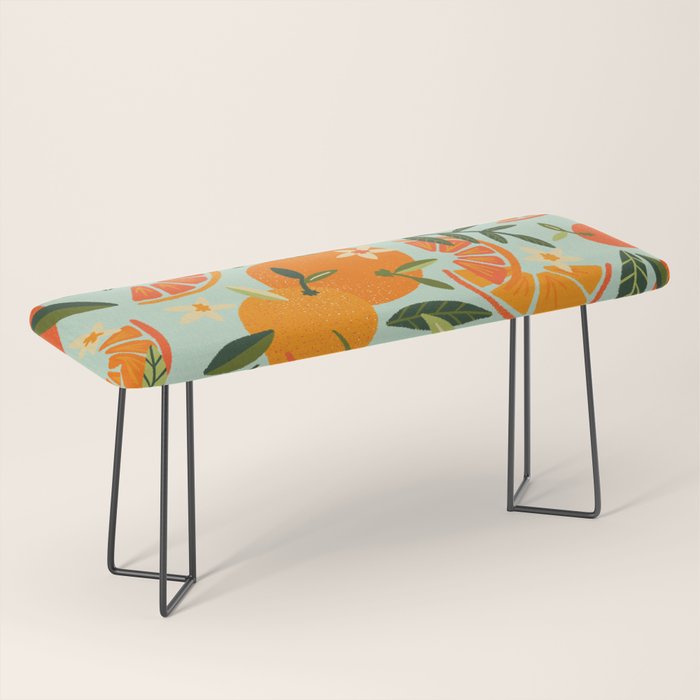 Orange Blooms - Mint Palette Bench Gallery Image 1