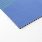 Bloc Lines Half-circle - Green Blue Welcome Mat Gallery Image 2