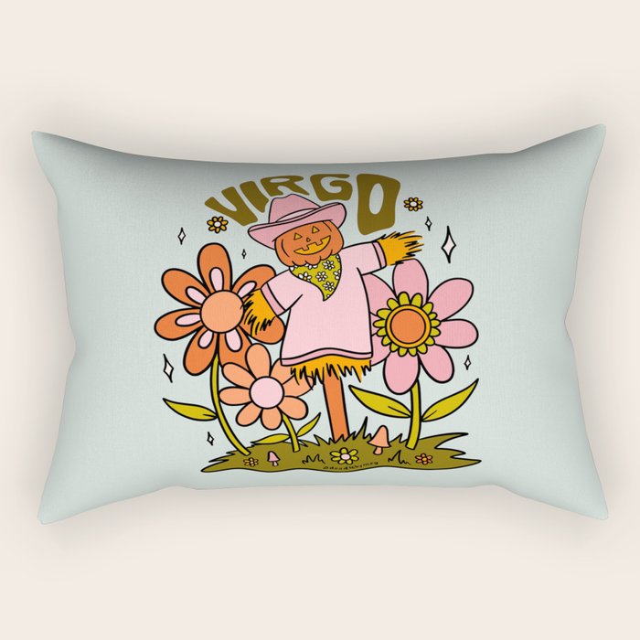 Virgo Scarecrow Rectangular Pillow Gallery Image 1