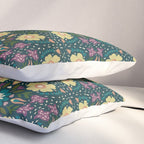 Floral dark Mandala  Pillow Sham Gallery Image 3